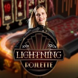 Lightning Roulette slot visual from Evolution available on legiano-pl.eu