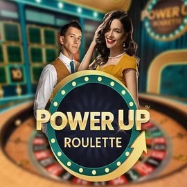 PowerUP Roulette logo by Pragmatic Play at Legiano Casino
