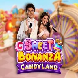 Sweet Bonanza Candy Land Live slot logo by Pragmatic Play at Legiano Casino